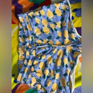 Ivory Ella size large shorts with pockets and usable drawer strings